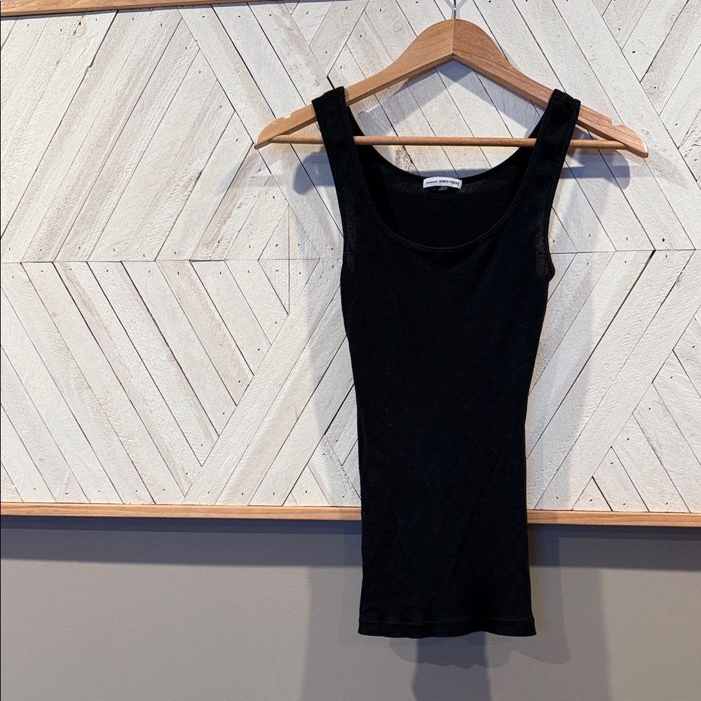 Classic James Perse Black Long Jersey Tank !